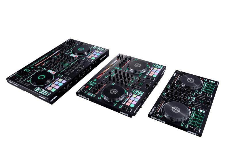 Controlador de DJ Roland DJ-202 de 2 canais com bateria eletrônica
